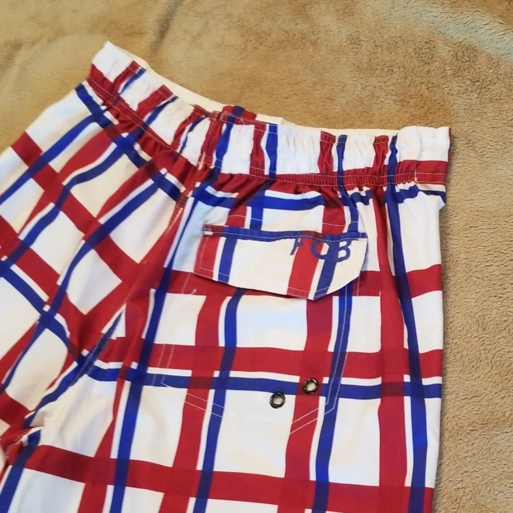 FC Barcelona boardshorts, Mens Size 36 swim trunks.